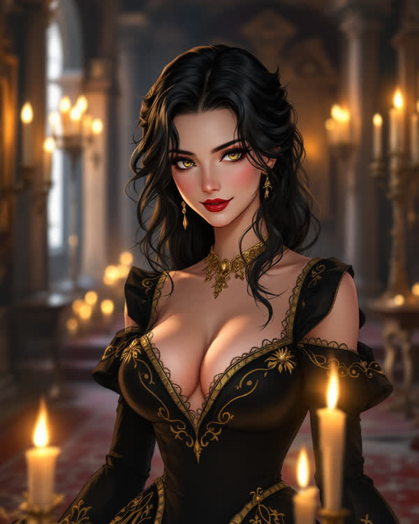 Nyra, contessa fantasy anime su Kupid AI
